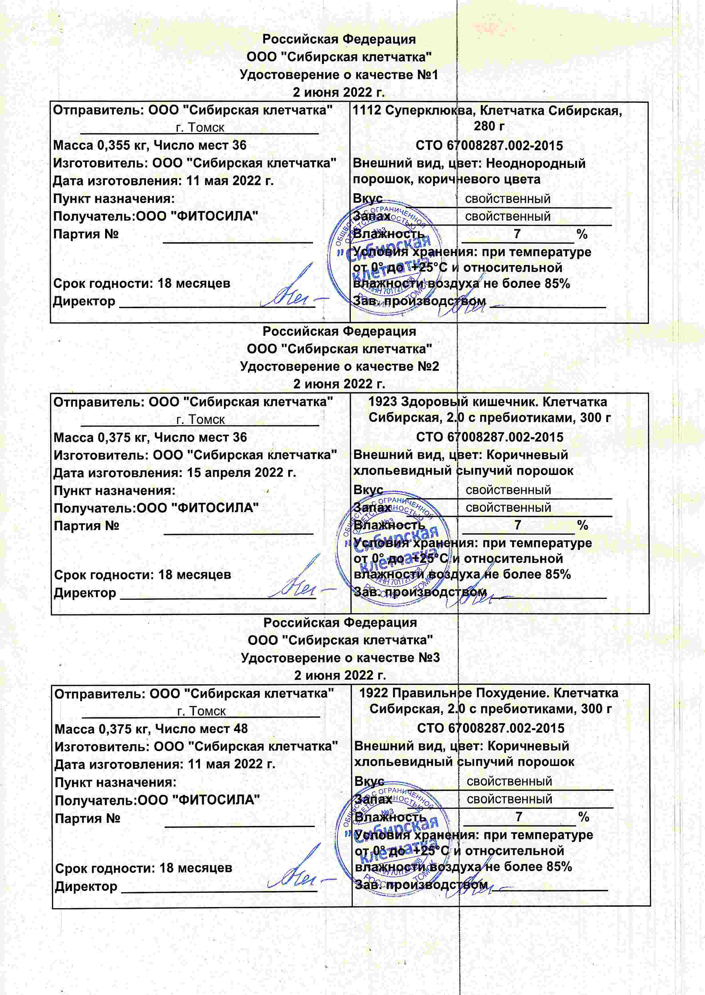 Паспорт №052022